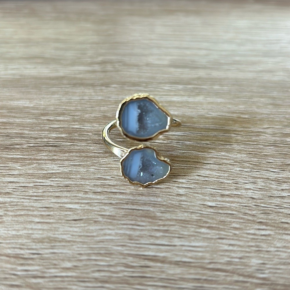 Gemstone Wrap Ring - image 1